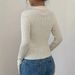 Women's Long-sleeved Spring And Autumn Polo Knit Top, Thin Outerwear, Cross-border Cardigan, Short Jacket_ecoleips.com