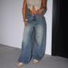 European And American 2025 Cross-border Exclusive Low-waist Loose Wide-leg Hot Girl Denim Long Pants, New_ecoleips.com
