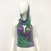 Metallic Halter Neck Crop Top – Sleeveless Hooded Vest (Streetwear, Clubwear, XS-L, Sexy Backless Design)_ecoleips.com