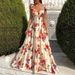 Women's Clothing New Spring And Summe Women's Clothing Backless Printed Swing Sleeveless Suspender Long Dress_ecoleips.com