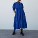 Women's Clothing Summer Vest Dress Retro Puff Sleeve Relaxed-fit Casual Dress_ecoleips.com