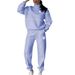 2024 European American Cross-border Women's Clothing: Letter-printed Sweatshirt With Sleeves And Long Pants, Zippered_ecoleips.com