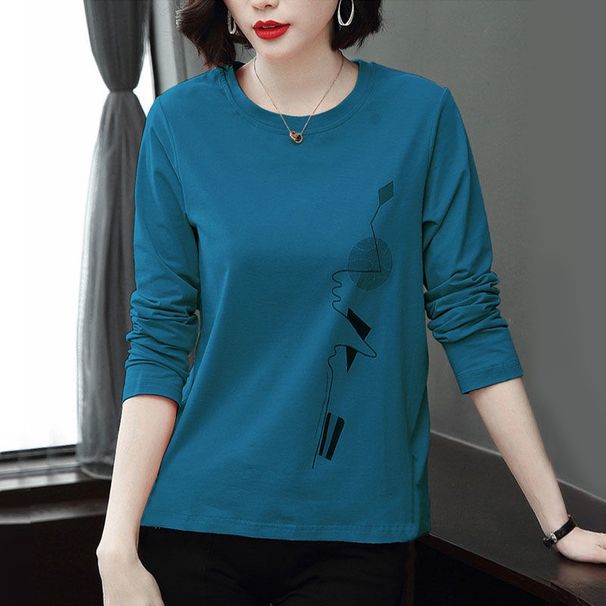 Long-Sleeved T-Shirt For Women, Suitable For Both Spring And Autumn; Can Be Worn Underneath As A Base Layer Or As A Stan_ecoleips.com