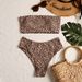Women's Clothing new ins sexy high waist split tube top spot bikini swimsuit_ecoleips.com