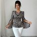 Leopard Print High-End Long-Sleeved Shirt For Women Fashionable Elegant Autumn/Winter Clothing_ecoleips.com