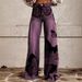 Women's Clothing 3d Digital Printing Bell Bottom Pants One Piece_ecoleips.com