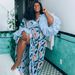 Women's Clothing Beach Cover-Up Kimono – UV Protection Long Sleeve Overshirt With Belt & Bohemian Print (One Size, Euro-US Resort Wear)_ecoleips.com