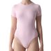 Women's Clothing Short Sleeved Jumpsuit One Piece Home Pilates Slim Nude One Piece Yoga Suit_ecoleips.com