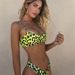 Women's Clothing Split Swimsuit Leopard Print Bikini Gathered Bikini_ecoleips.com