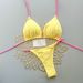 2026 Women's Spring Bikini Swimsuit Vacation Pure Delicate Two Piece Beachwear Regular Fit Polyester Nylon Sexy Casual_ecoleips.com