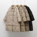 Siyu 90 White Duck Down Women's Simple Solid Color Thickened Medium And Long Down Jacket Women_ecoleips.com