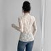 European American Cross-border 2026 Autumn And Winter New Women's Butterfly Jacquard Mesh Slim-fit Stand-up Collar_ecoleips.com