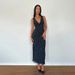 Women's Clothing Slim Fit Long Dress Waist Cinching V Neck American Style Fashion Printed Summer New_ecoleips.com