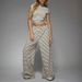 Women's Clothing High-Waisted Striped Casual Pants For Women Summer Fashion Loose Wide-Leg Style Set For Formal & Casual For Women_ecoleips.com
