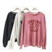 Sweatshirt For Women, Spring And Autumn Thin Loose Korean Style Student Fashionable Age-Reducing Couple_ecoleips.com