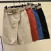 Women's High-Waisted Culotte Shorts Korean Style Elastic Waist Wide Leg Summer Casual Palazzo Pants_ecoleips.com