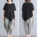 Cross-border Set 2026 New Style Loose Slimming Bat Sleeve Harem Pants Two-piece Casual Summer Women's Clothing Wholesale_ecoleips.com