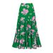 Women's Floral Print One Piece Swimsuit With Umbrella Skirt Tight Fitting_ecoleips.com