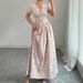 Women's Floral Print Long Dress Summer New Casual Midi Dress for Women Maxi Dress_ecoleips.com