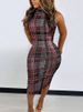 Summer Print Sexy Slim Dress Women Fashion O Neck Sleevess Package Hip Party Dresses Casual Elegant Beach Dress 2023 New Female_ecoleips.com