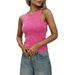 Women's Clothing New Style Old Knitted Vest Women's Inner Wear Outer Wear Street Tattered Sleeveless Tops_ecoleips.com