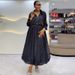Elegant Backless Long Sleeved Shirt And High Waisted Skirt Set For Women Spring Solid Color_ecoleips.com