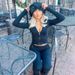 Women's Clothing Spring/Summer Y2K Sporty Chic Knitted Set Millennial Style High Waisted Hooded Women's Clothing_ecoleips.com