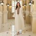 Verve Dubai Muslim Rope Embroidery Robe Dress Turkish Abaya Women's Clothing_ecoleips.com