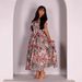 Women's Clothing Women's V Neck Printed Dress Casual Zipper Suspender Style Spring Summer Party For Formal & Casual For Women_ecoleips.com