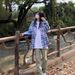 Verve American Street Style Letter Embroidery 2025 New Plaid Shirt Spring Summer Design Niche Blue Top Jacket_ecoleips.com
