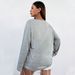 Voya Women's Simple And Versatile T-shirt For Spring And Summer, Loose And Slimming, Comfortable Long Sleeved Base Top_ecoleips.com