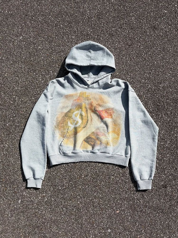 Unisex Loose Fit Zip up Sweatshirt Alien Print Street Style Hoodie Personalized 2025 Cross Border Fashion Women's Clothing_ecoleips.com