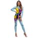 Voya Women's Halloween Costume Christmas Horror Nights Cosplay Sally Dress Layered Role Play 3D Digital Print Apparel_ecoleips.com