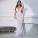 Women's Clothing Popular Sequined Suspender Long Dress,Sequined Dress, Sexy Nightclub Outfit, Wedding Evening Dress_ecoleips.com