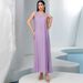 Ba01 Three-Color Sleeveless Inner Dress, Versatile Loose Tank Dress, Elegant Dress For Outerwear_ecoleips.com