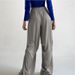 Women's Elegant Satin Loose Pants Solid Color Casual Flowing Floor Length European American Style Clothing Wholesale 2025_ecoleips.com