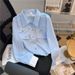 Women's Clothing Spring New Popular Comfortable Slim White Design Niche Shirt_ecoleips.com