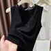Modal Camisole For Women, Summer New V-neck Lace Trim Patchwork Inner Layer, Sleeveless Base Top_ecoleips.com