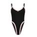Sexy Little Woman Lace Edge Suspender Onesie Autumn And Winter Small V-neck Sleeveless Bikini Top_ecoleips.com