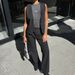 Women's Clothing Elegant Commuter Suit Vest And Trousers Set Style Spring Summer Two-Piece Set For Formal & Casual_ecoleips.com