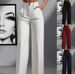 Women's Clothing Solid Color Casual Women's High Waisted Pleated Loose Trousers Work Pants Dress Pants_ecoleips.com