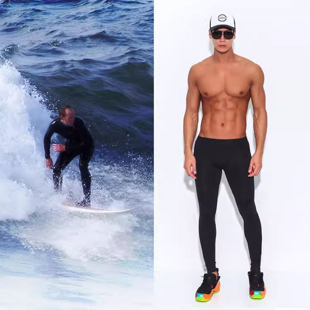 Aria Basics 2025 New Men's Diving Long Sleeve Sun Protection Quick-Dry Swimsuit Jellyfish Surfing Suit Snorkeling Set_ecoleips.com