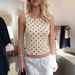 Women's Clothing 2026 Summer New Fashion Polka Dot Print Slim Fit Round Neck Sleeveless Top For Women Foreign_ecoleips.com