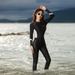 Aria Basics Sleeve Diving Women One-piece Long Pants Sun Protection Quick-drying Surfing Fat Mm Snorkeling Jellyfish Suit Plus Size_ecoleips.com