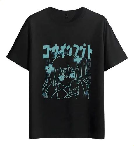 Women's T-Shirts Tshirt Muscle Freaks Neon Girl Estilo Anime Kawaii_ecoleips.com
