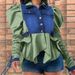 Women's Clothing Splicing Strap Denim Top_ecoleips.com