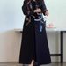 Muslim Outerwear New British Retro Motorcycle Print Long Robe Trench Coat Polyester Muslim Outerwear For Women_ecoleips.com