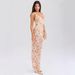 Cross-border Foreign Trade European And American Women's Clothing Fashion Slim-fit Waist-cinching Printed Sexy_ecoleips.com