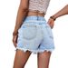 2025s 47#-35865#Women's INS New Casual High-Waisted Frayed Distressed Denim Shorts_ecoleips.com