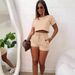 Women’s Clothing Summer New Short-sleeved Shorts Suit_ecoleips.com